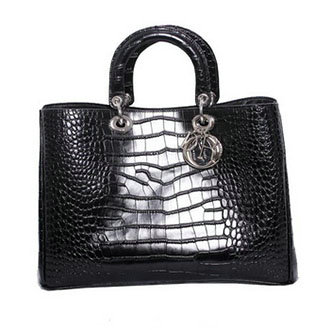 Christian Dior diorissimo original calfskin leather bag 44373 black
